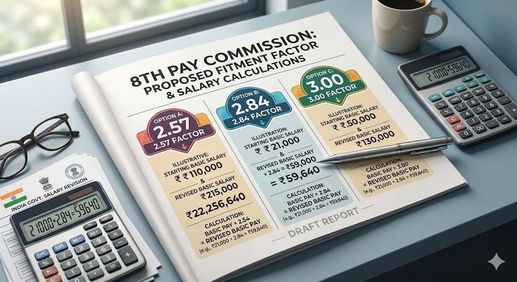 Fitment Factor for 8th Pay Commission